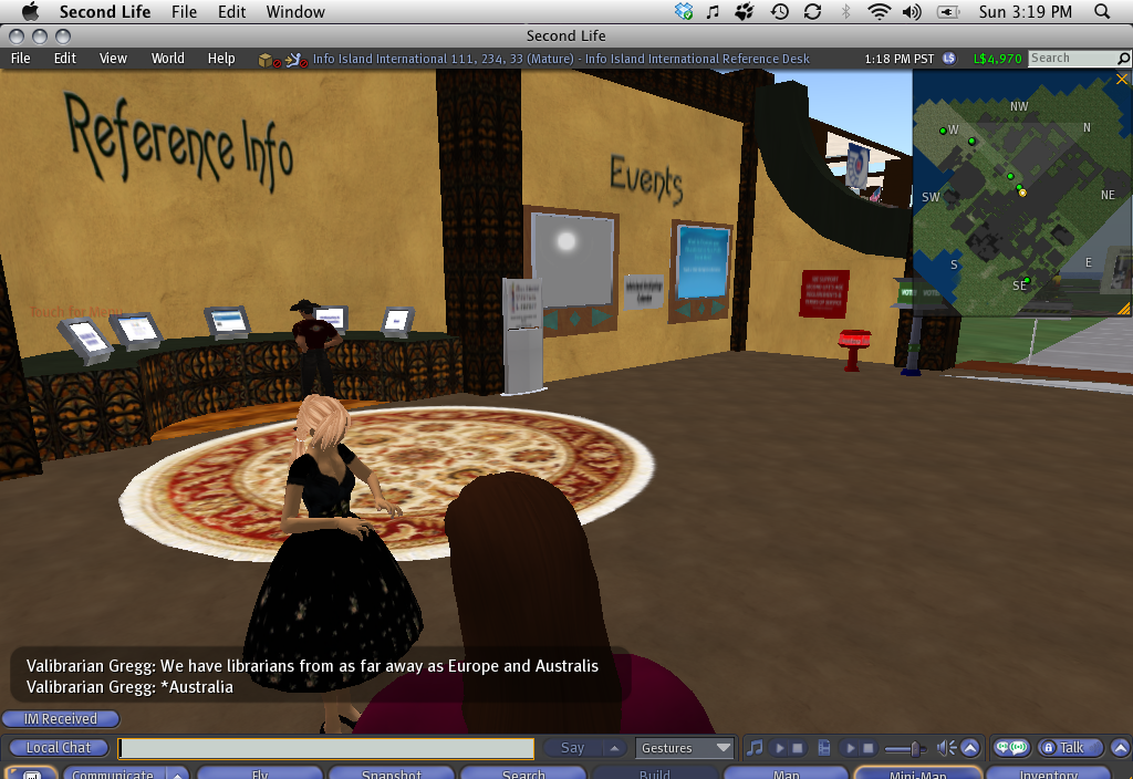 Visiting The Second Life Reference Desk Tame The Web