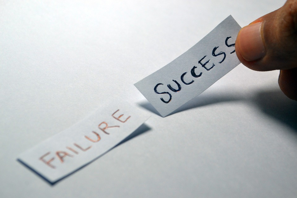 Failure Success Handwritten Notes